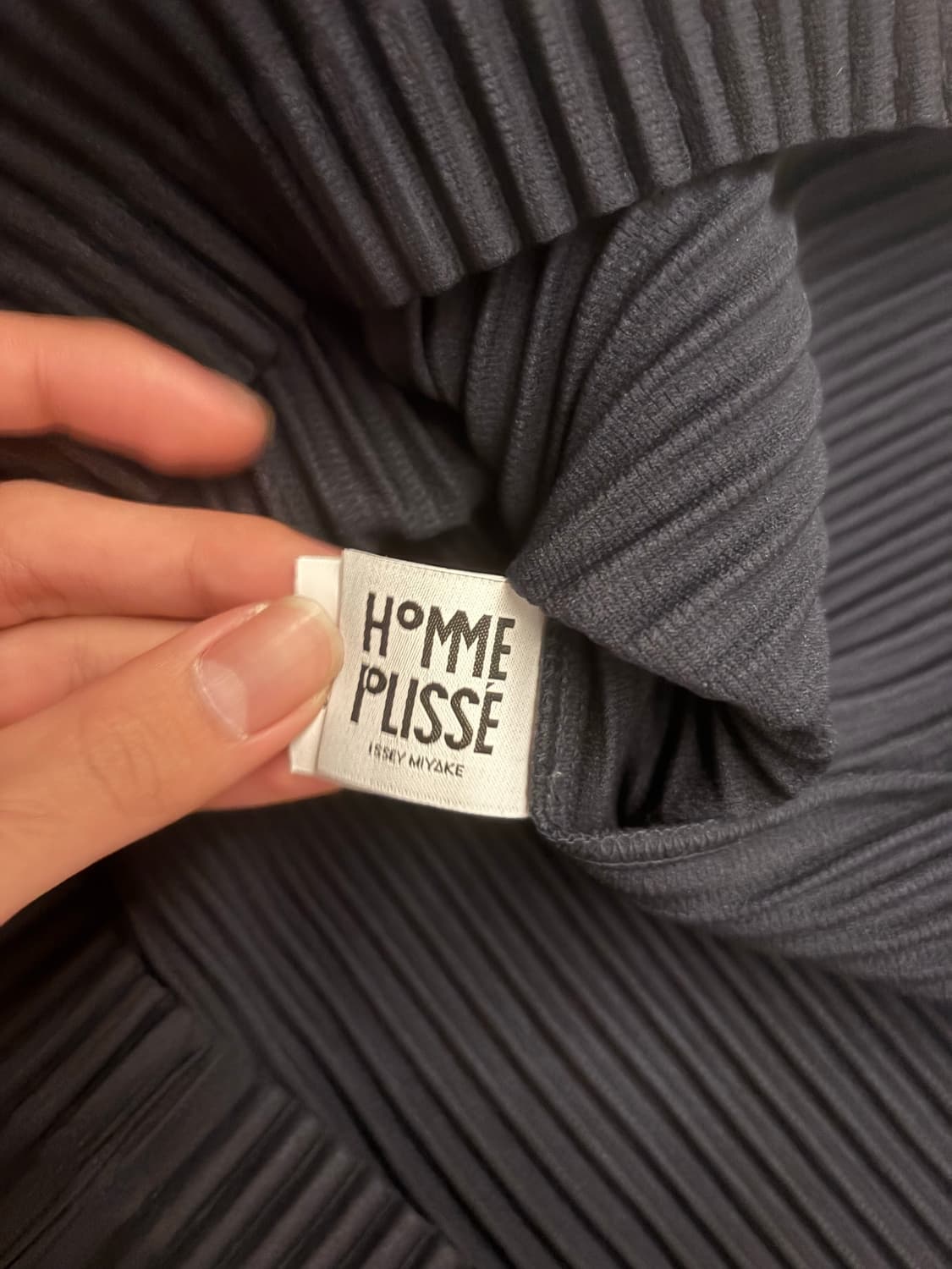 3) 옴므플리세 하이넥 네이비 상품이미지2