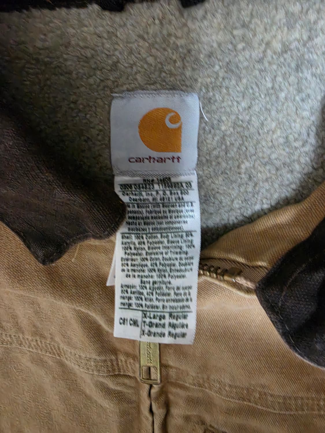 칼하트 C61 CML 워크자켓 상품이미지3