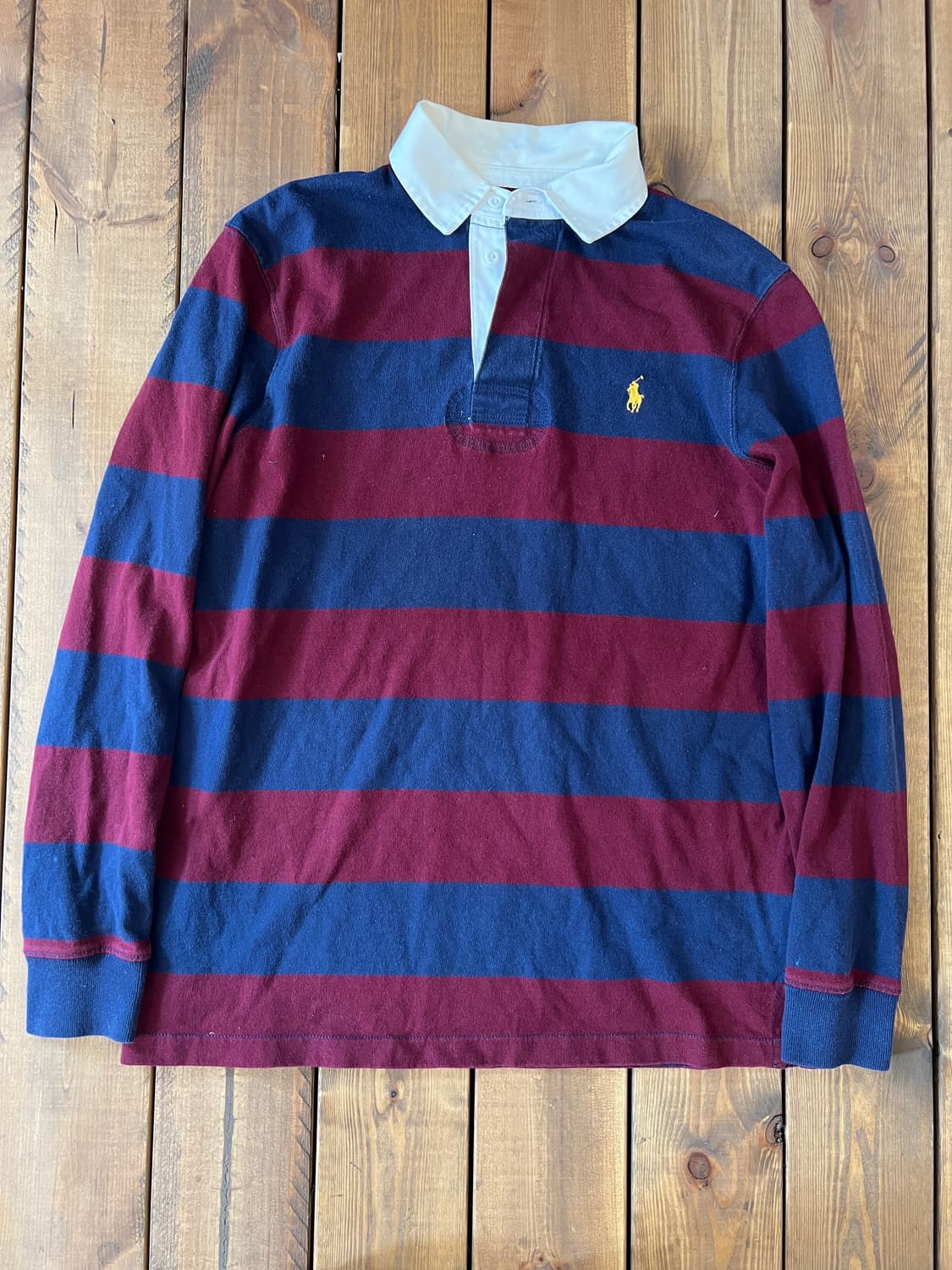 폴로 버건디 스트라이프 카라티 상품이미지7