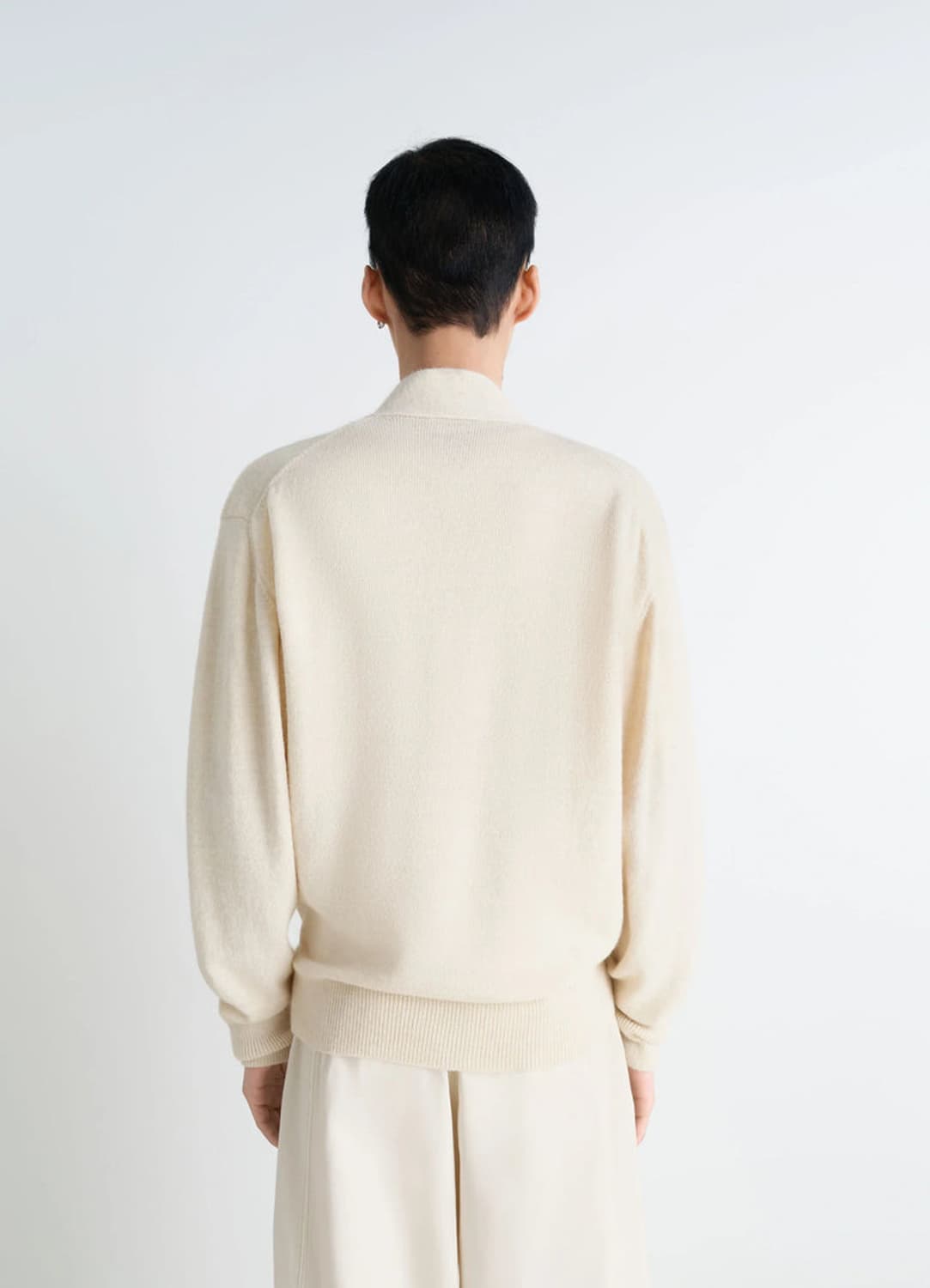 [S,M,L,XL]르메르 25fw 랩 가디건/라이트 크림 상품이미지4