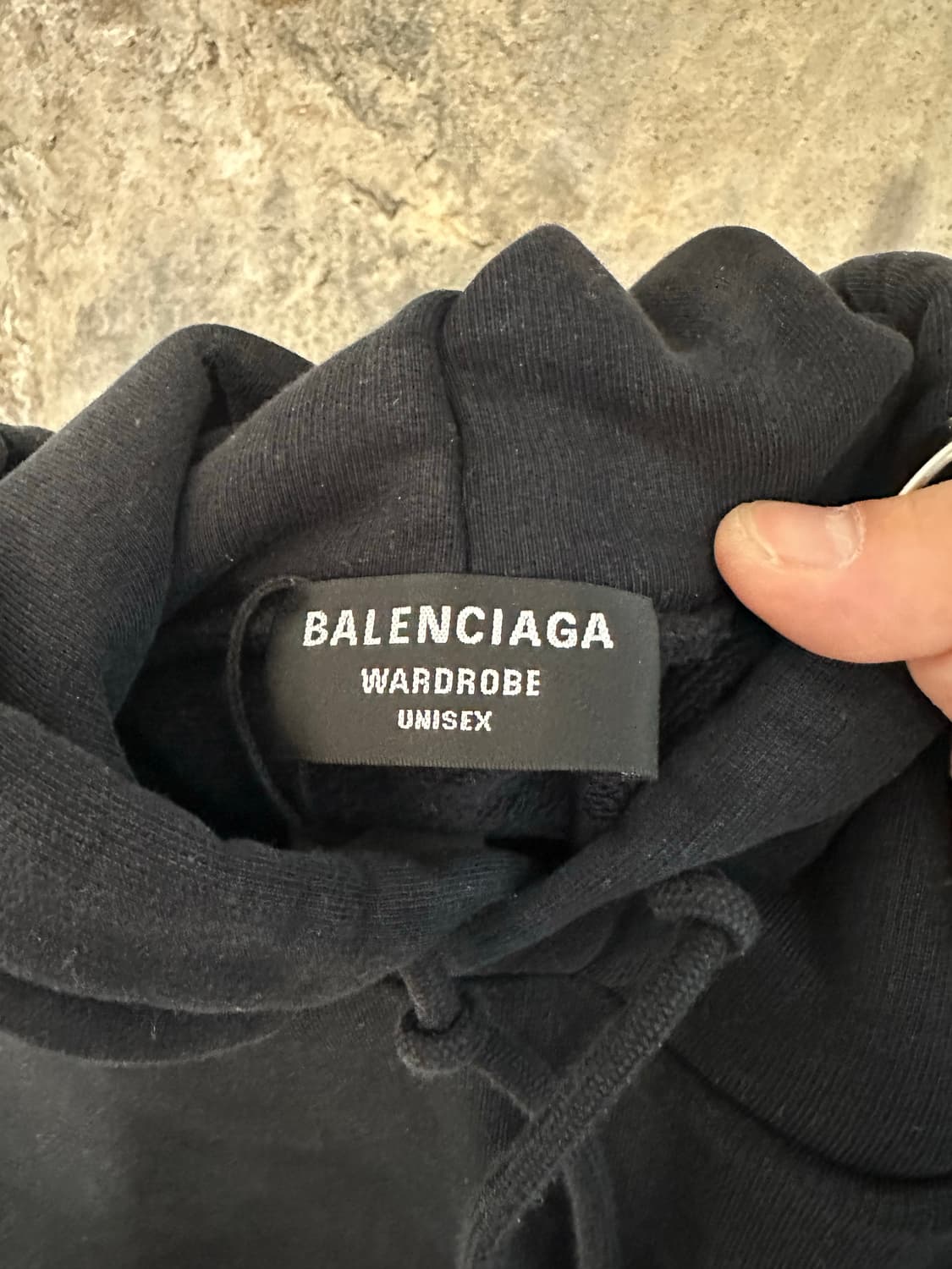 빌렌시아가 백로고 레귤러 핏 후드 상품이미지4