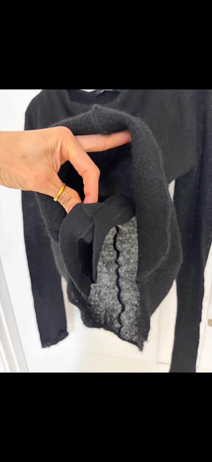 요지야마모토 모헤어 니트 상품이미지2