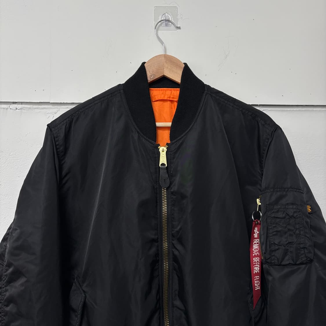 알파인더스트리 블랙 MA-1 상품이미지3