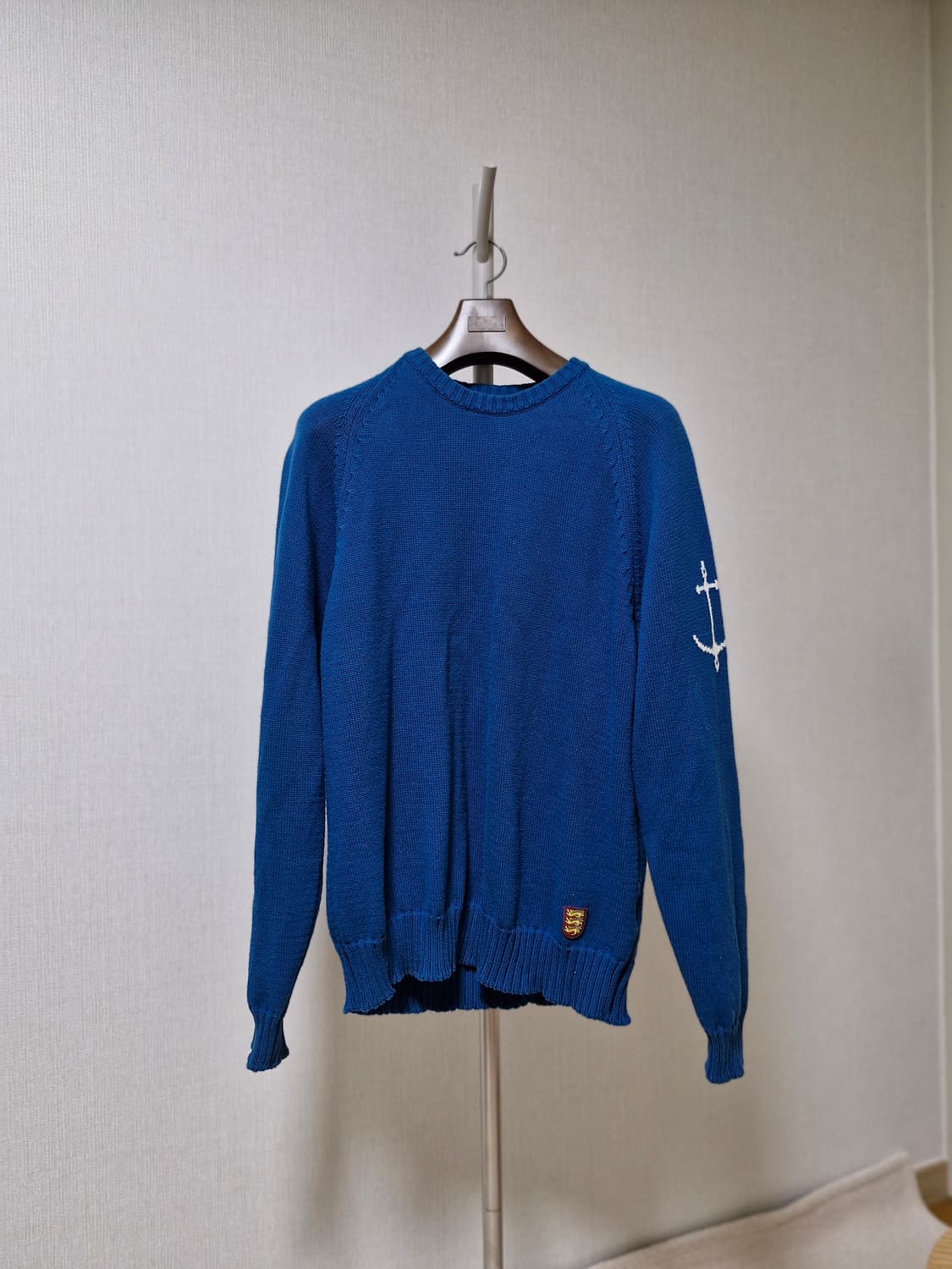 건지울른르 블루(청록끼) 니트 XL 상품이미지1