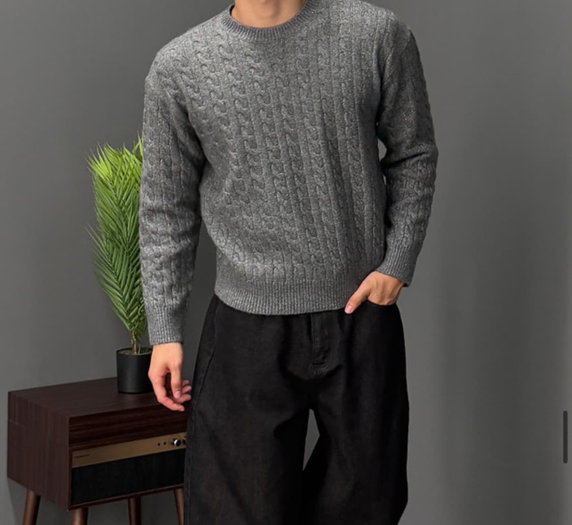 도흐 꾀배기 니트 상품이미지3