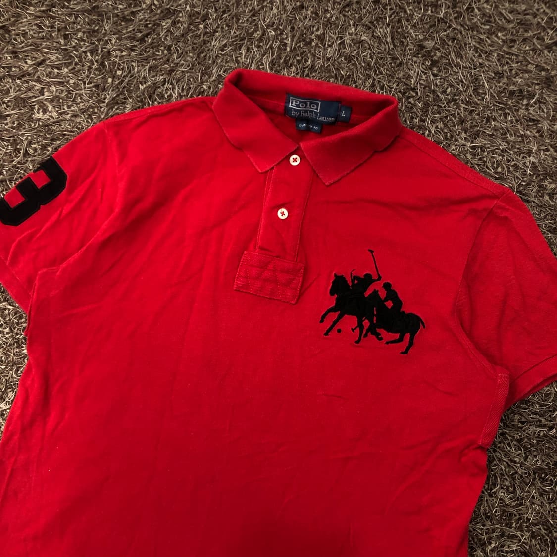 L 폴로 랄프로렌 빅포니 치프키프 추격자 PK 카라 반팔 티셔츠 상품이미지2