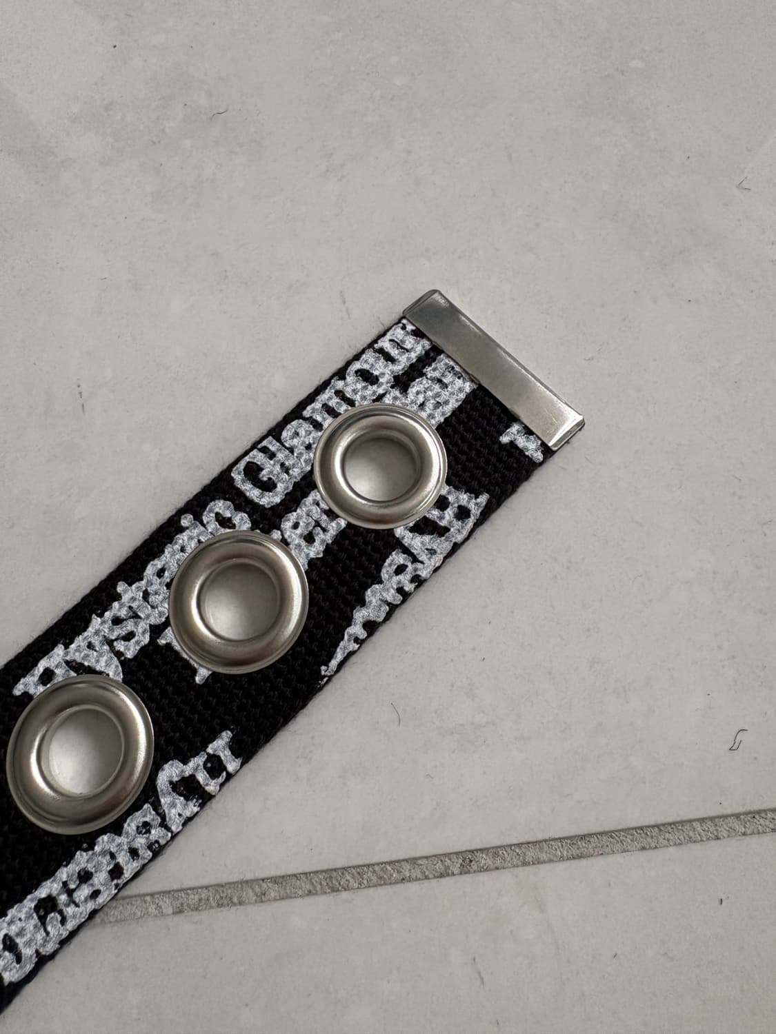 logo eyelet belt 벨트 상품이미지5