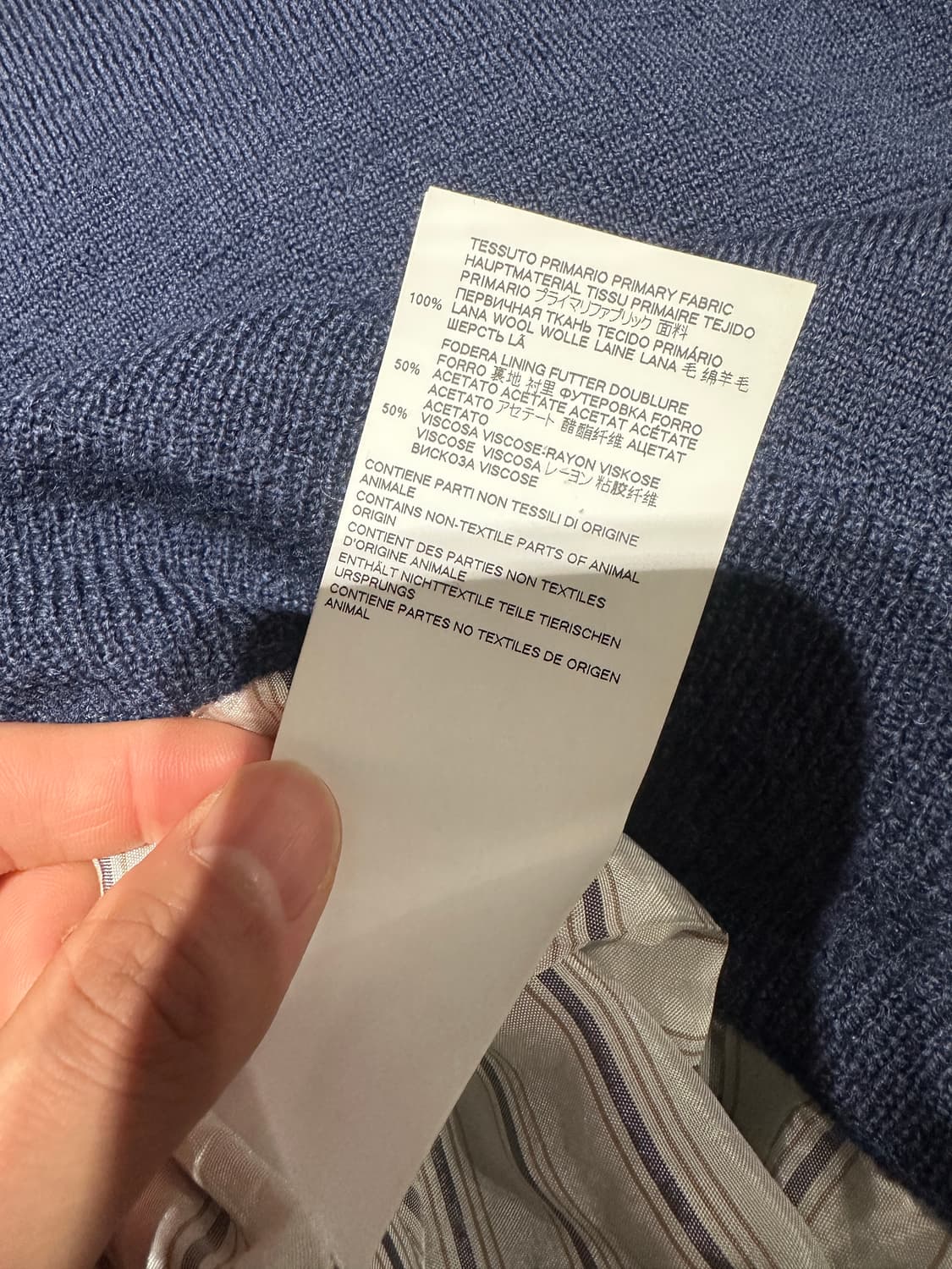 메종마르지엘라 21SS 울 브이넥 라인 디스트레스트 가디건 상품이미지5