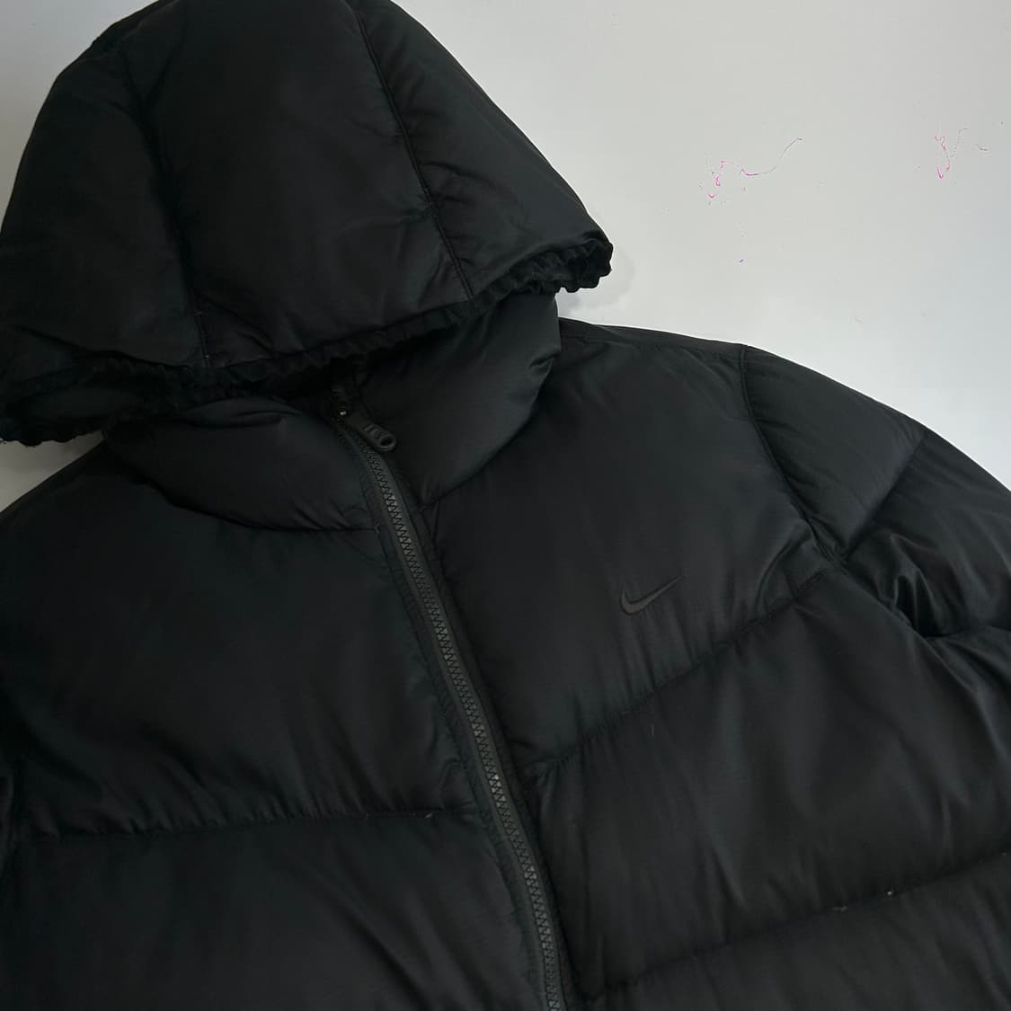 Nike 나이키 블랙 스우시 구스다운 패딩 상품이미지4