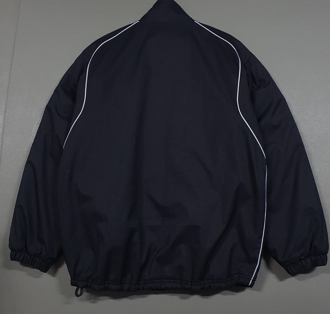 실측 XL) 나이키 00s 올드스쿨 스우시 파이핑 누빔 점퍼 자켓 블랙 상품이미지10