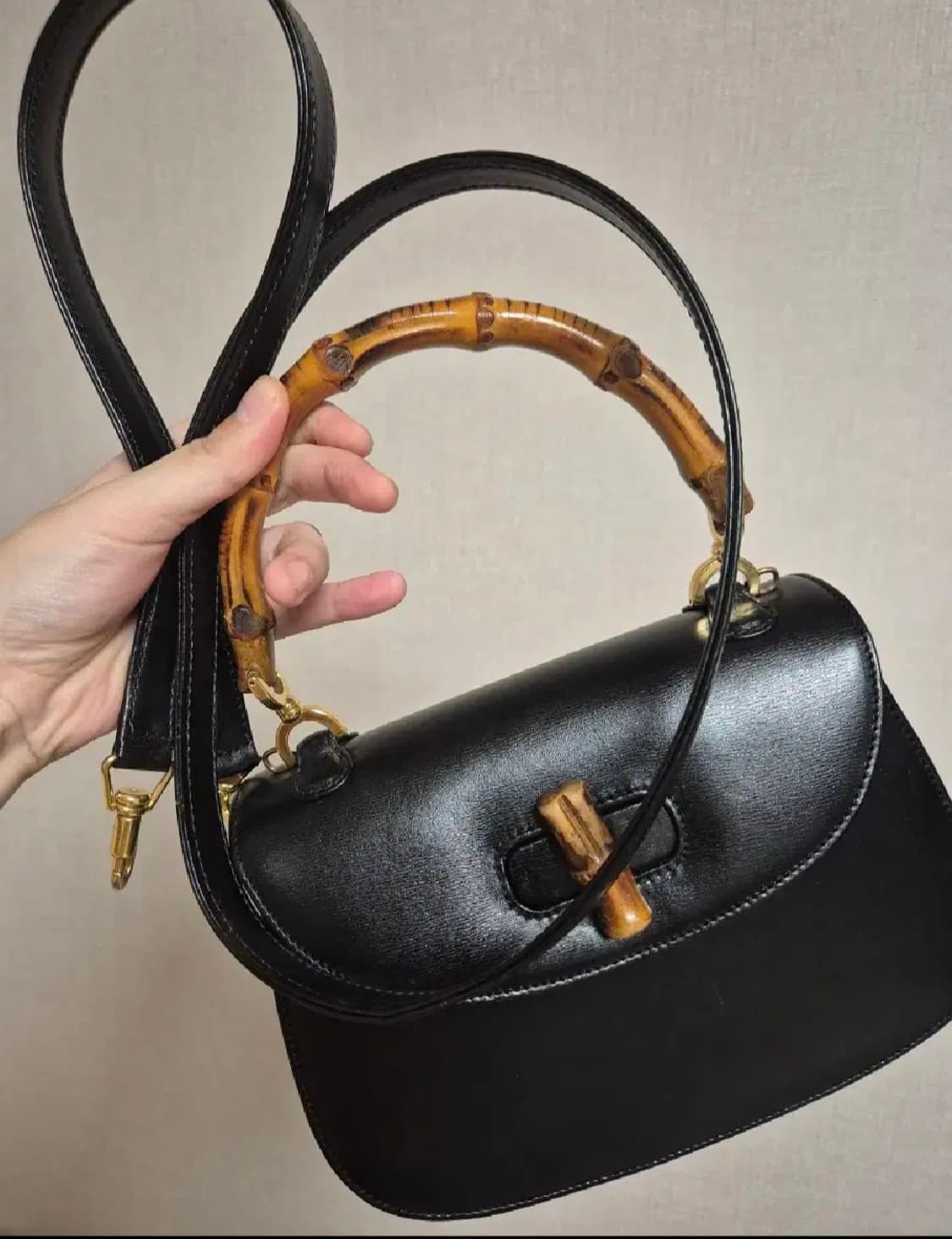 구찌 뱀부 탑핸들백 스몰 (정품) 상태최고 급처분!!! 상품이미지2