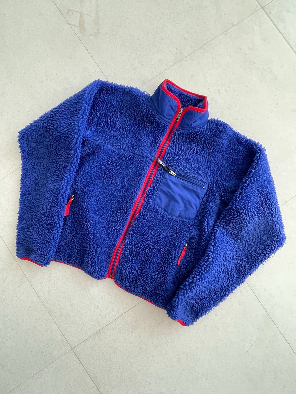 [M] 파타고니아 빈티지 딥파일 블루 상품이미지1