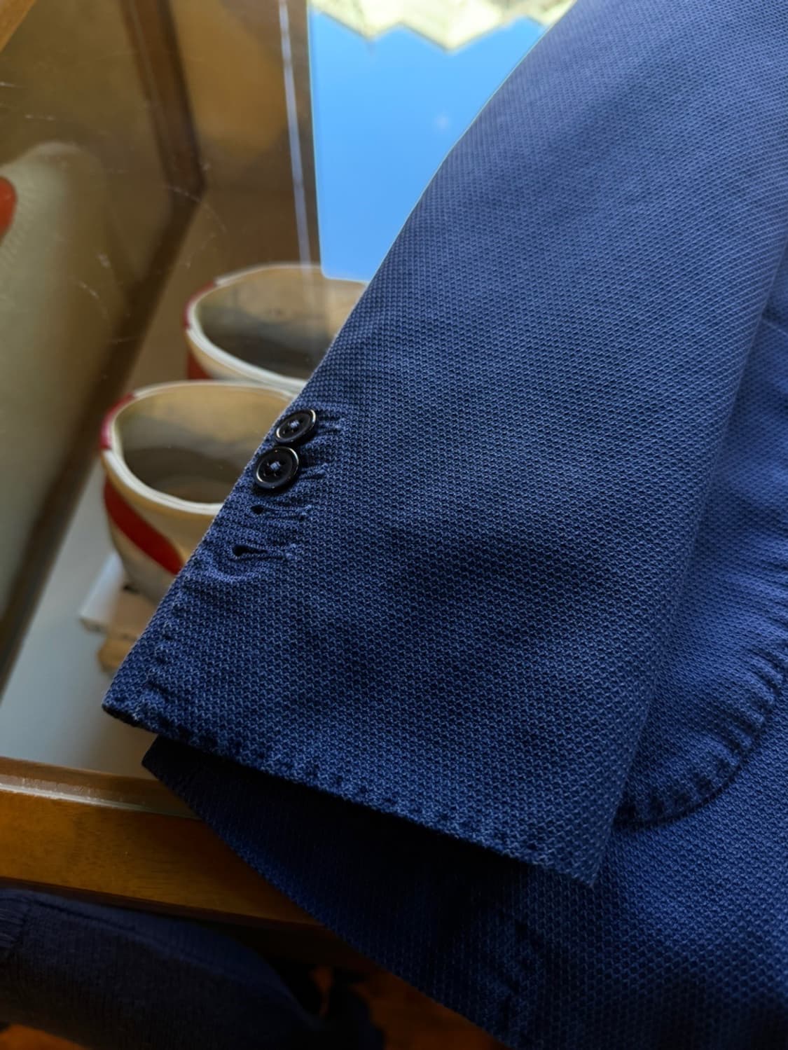 해켓 더블 브레스티드 자켓 100 상품이미지10