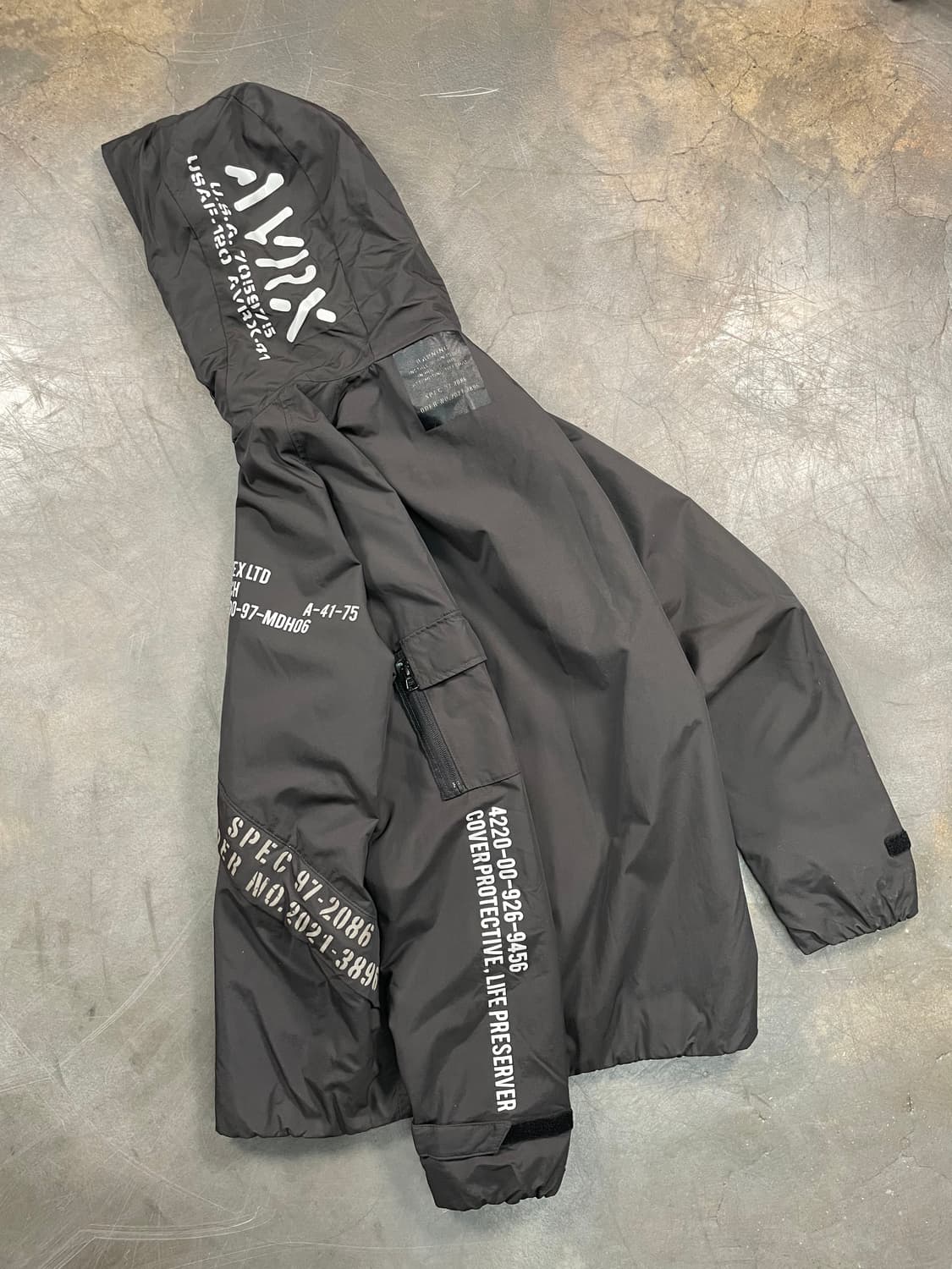 아비렉스 암포켓 후드 자켓 상품이미지1