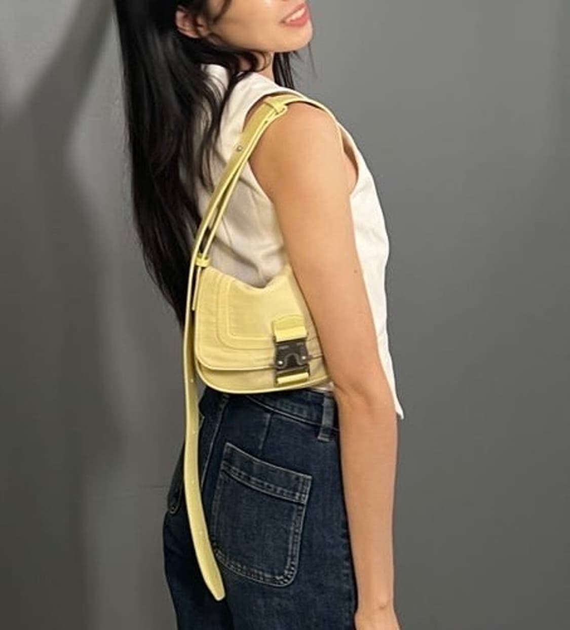[마뗑킴] 미니 버클백 옐로우 상품이미지4