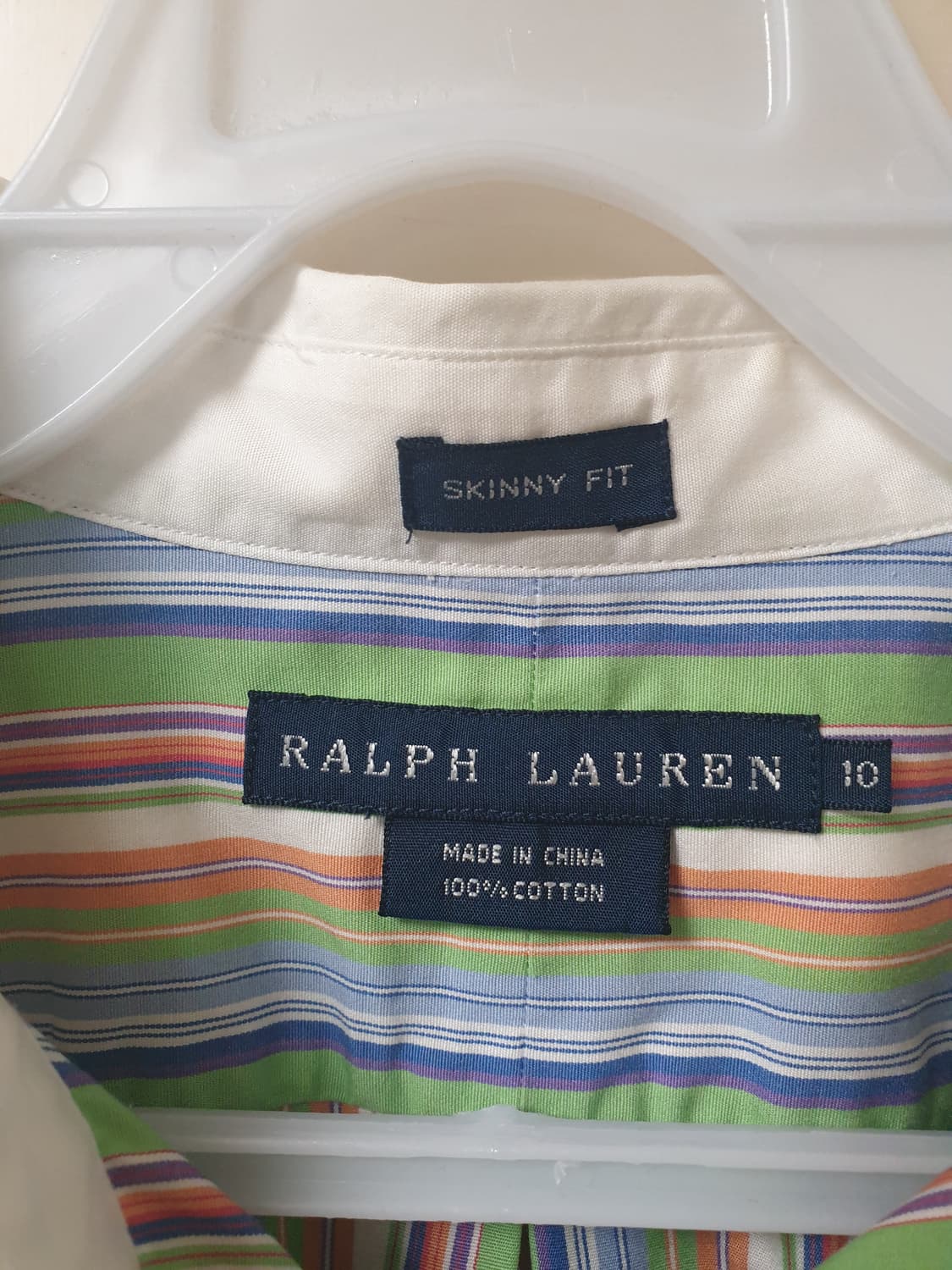 [여성] 폴로 랄프로렌 정품 스트라이프 셔츠 10 (175/100A) 상품이미지5