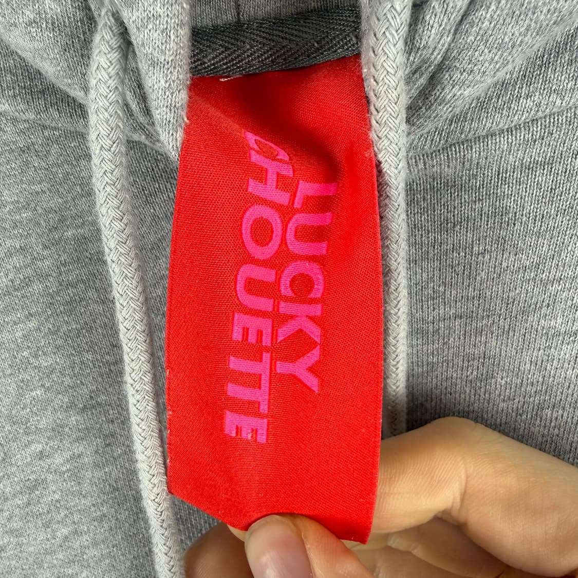  (무료배송)38) 럭키슈에뜨 롱 후드 원피스 그레이 상품이미지6