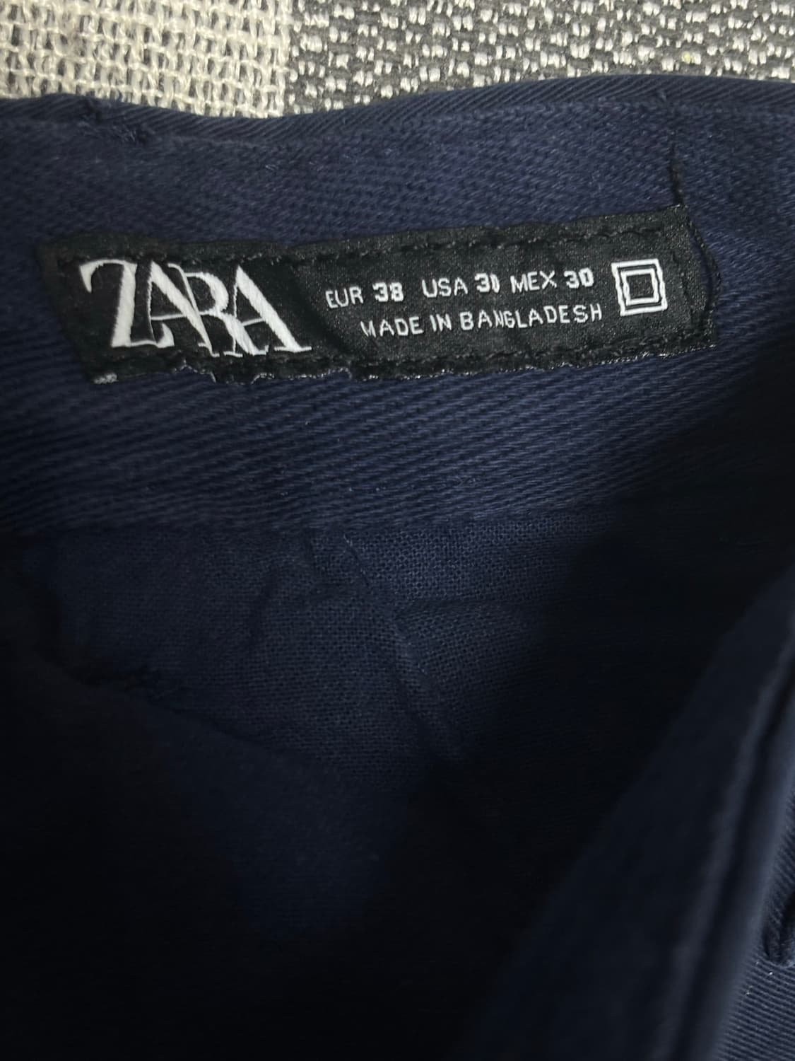 자라 네이비 치노 쇼츠 상품이미지3