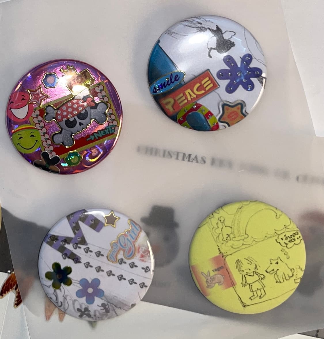 뱃지 핀버튼 브로치 { 4ℯ𝒶-1𝓈ℯ𝓉 } 상품이미지3