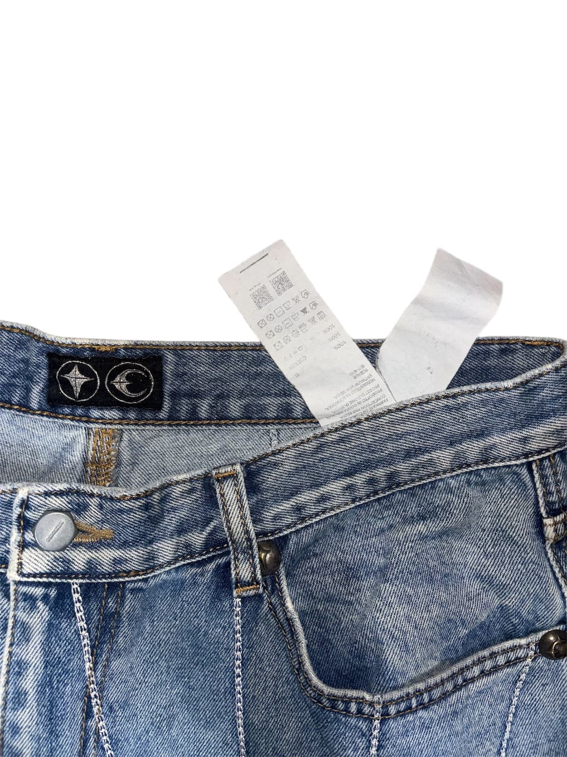 [THUG CLUB] 떠그클럽 와이드 체인스티치 데님팬츠 3 상품이미지3