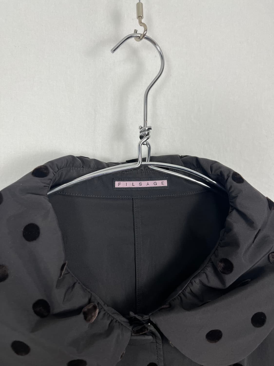 Vintage (maede in japan) 도트 나일론 자켓  상품이미지4