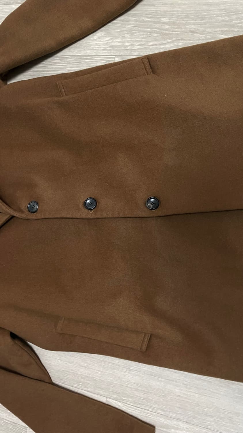 Bruman 갈색 코트 울70 상품이미지4