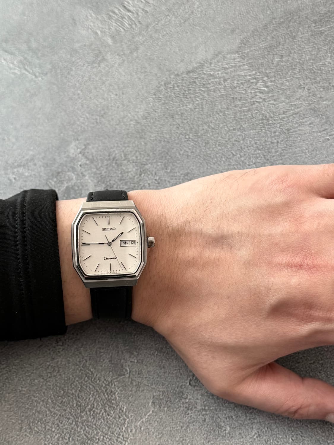 세이코 Seiko Chronos 팔각 스퀘어 데이데이트 상품이미지5