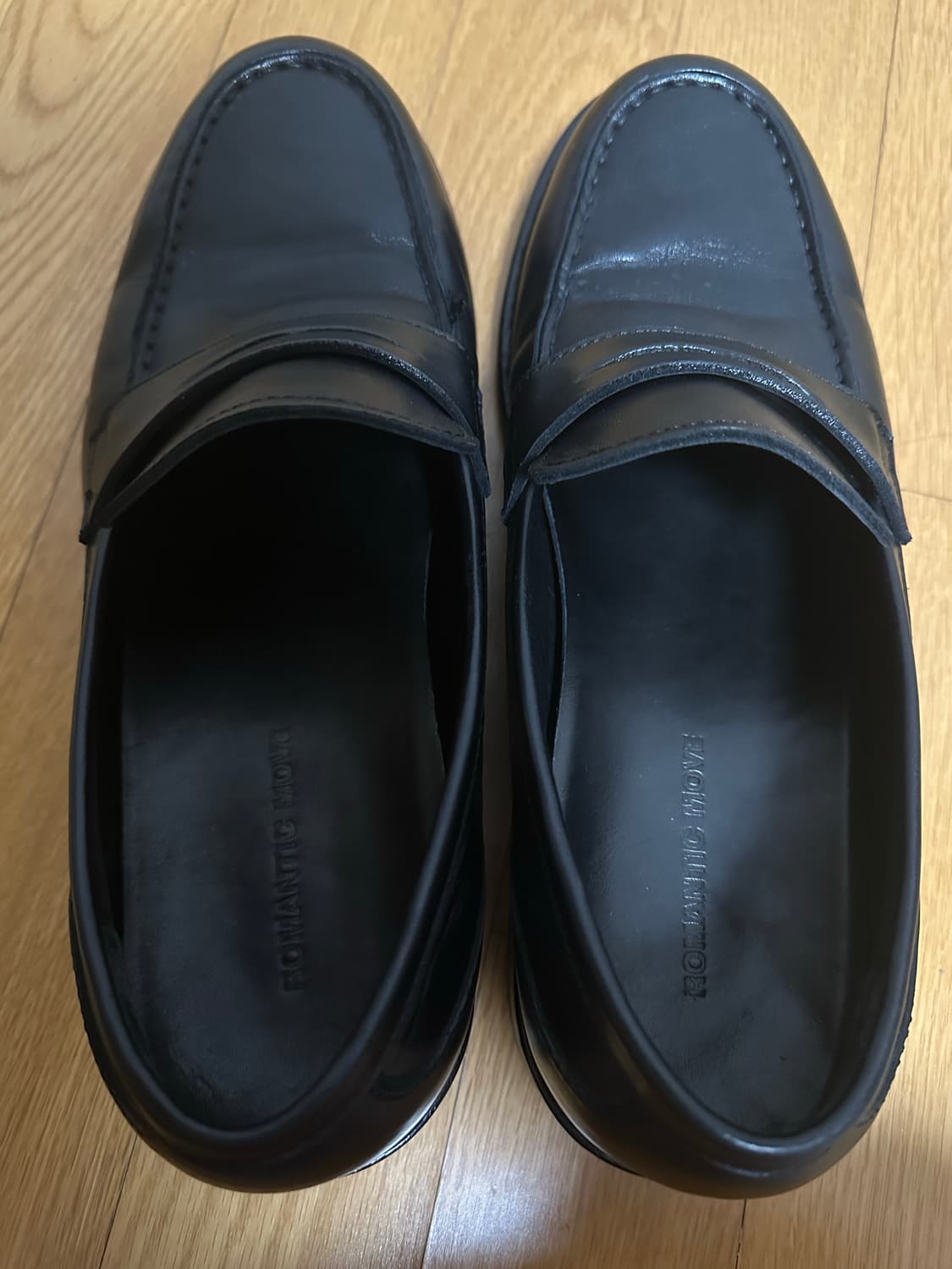 로맨틱무브,뉴 러그 로퍼(홀스 레더 블랙) 상품이미지2