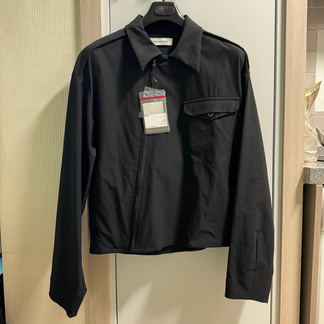 키코 코스타디노브 무라드 비대칭 자켓 블랙 50 상품이미지2