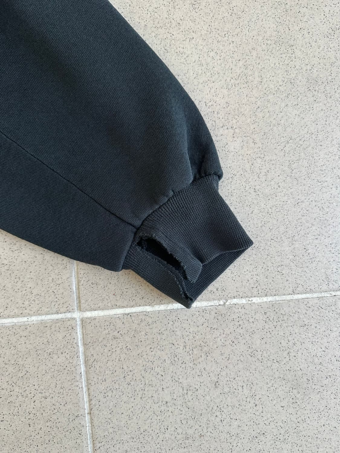 90s 빈티지 러셀 스웻셔츠 블랙 XXL USA 상품이미지8