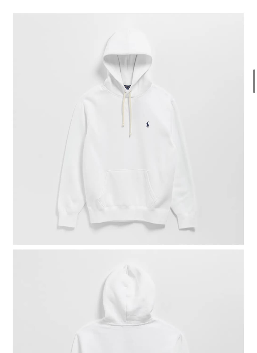 폴로 더 캐빈 플리스 후디 화이트 m  상품이미지2