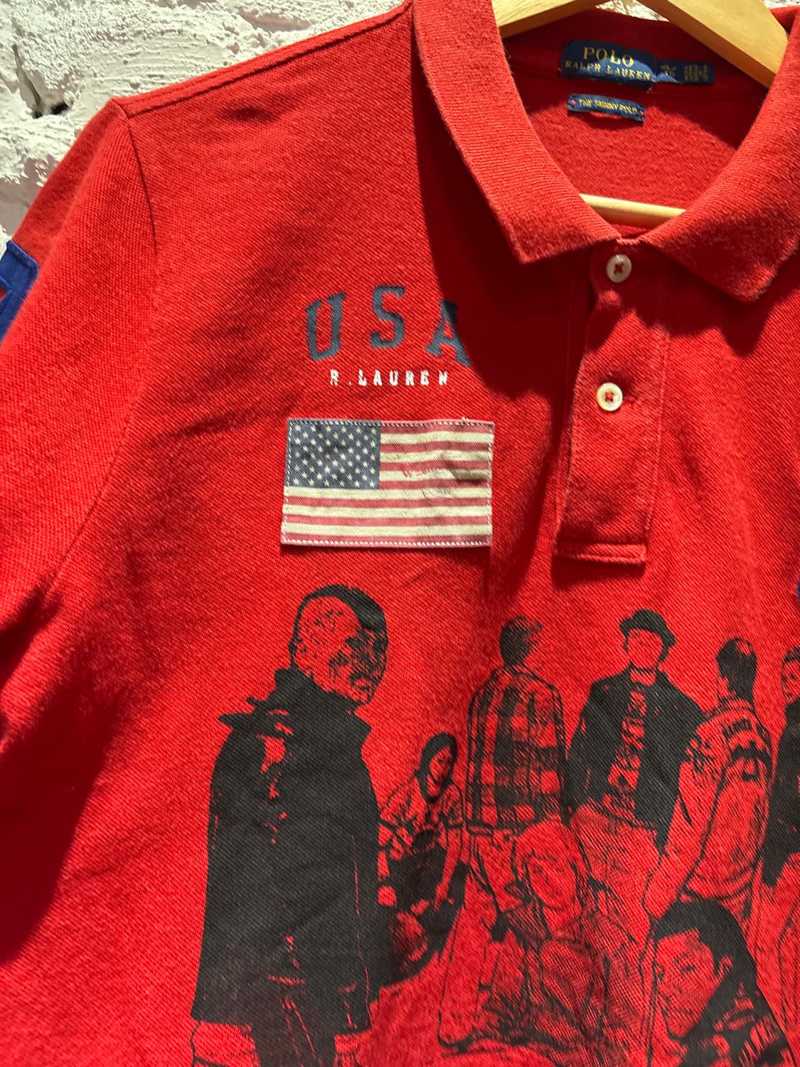 폴로 치프키프 빅포니 USA 성조기 커스텀 카라반팔 상품이미지3