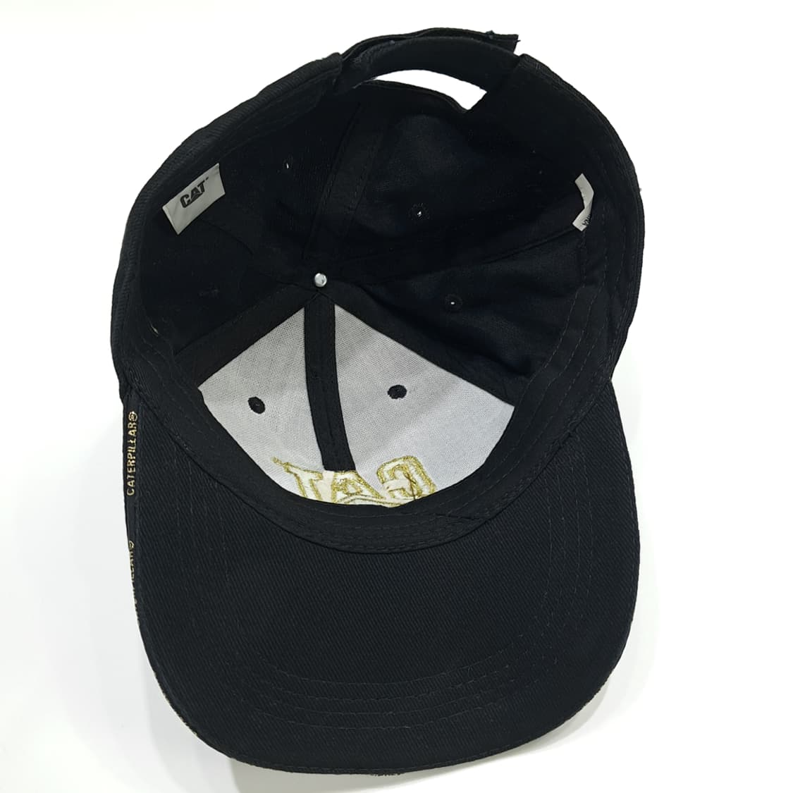 레어 빈티지 CAT VIP Gold 자수 블랙 볼캡 P1340 상품이미지6