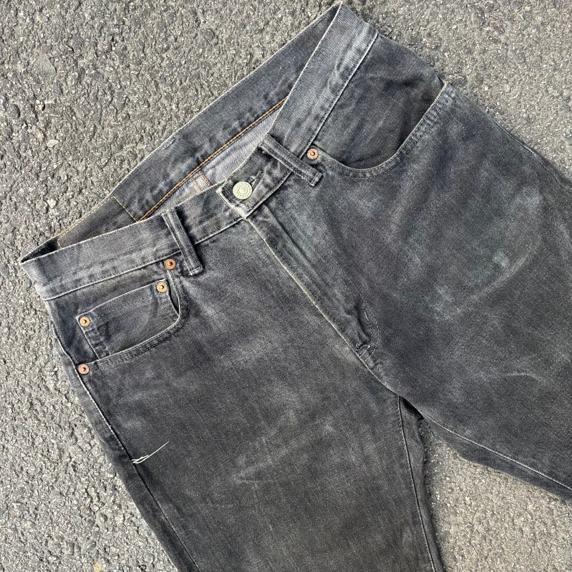 일본 헐리우드 런치 마켓 흑청바지 상품이미지6