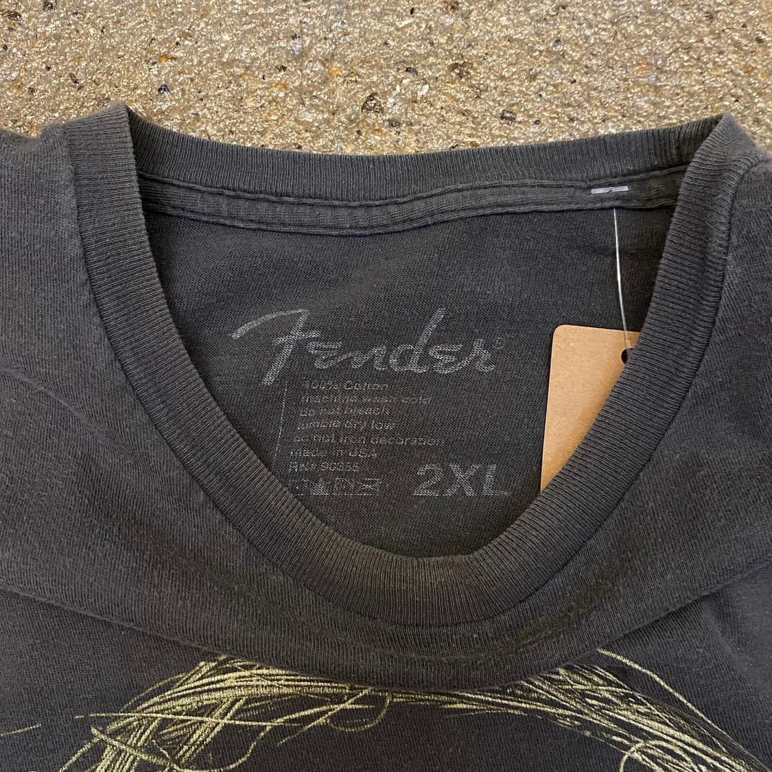 미국 빈티지 펜더 Fender 로고 반팔티 락티셔츠 상품이미지5