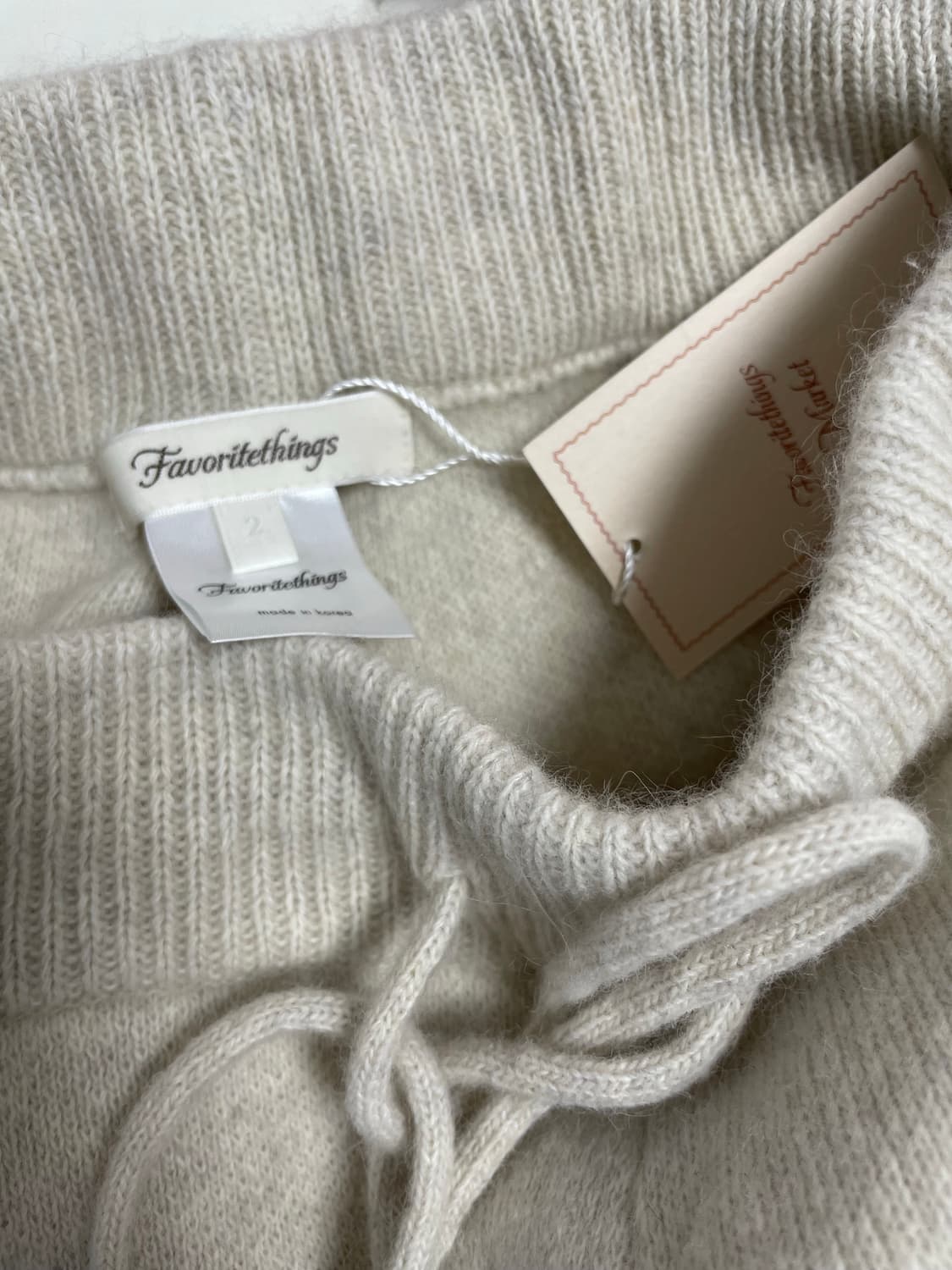 페이보릿띵즈 라쿤 니트 팬츠 상품이미지6