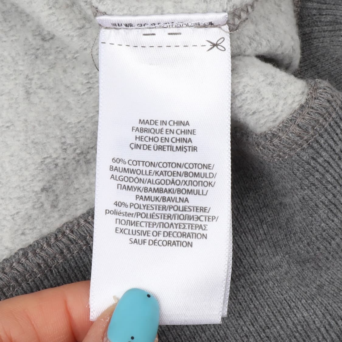 폴로 랄프로렌 그레이 코튼 후드티 상품이미지9