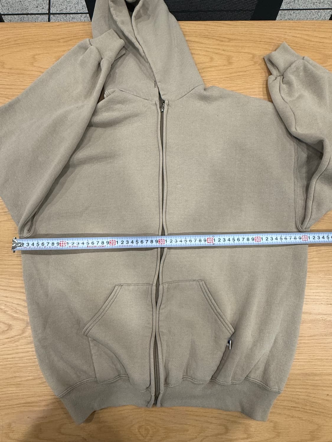 러셀 후드 집업 탄 상품이미지4