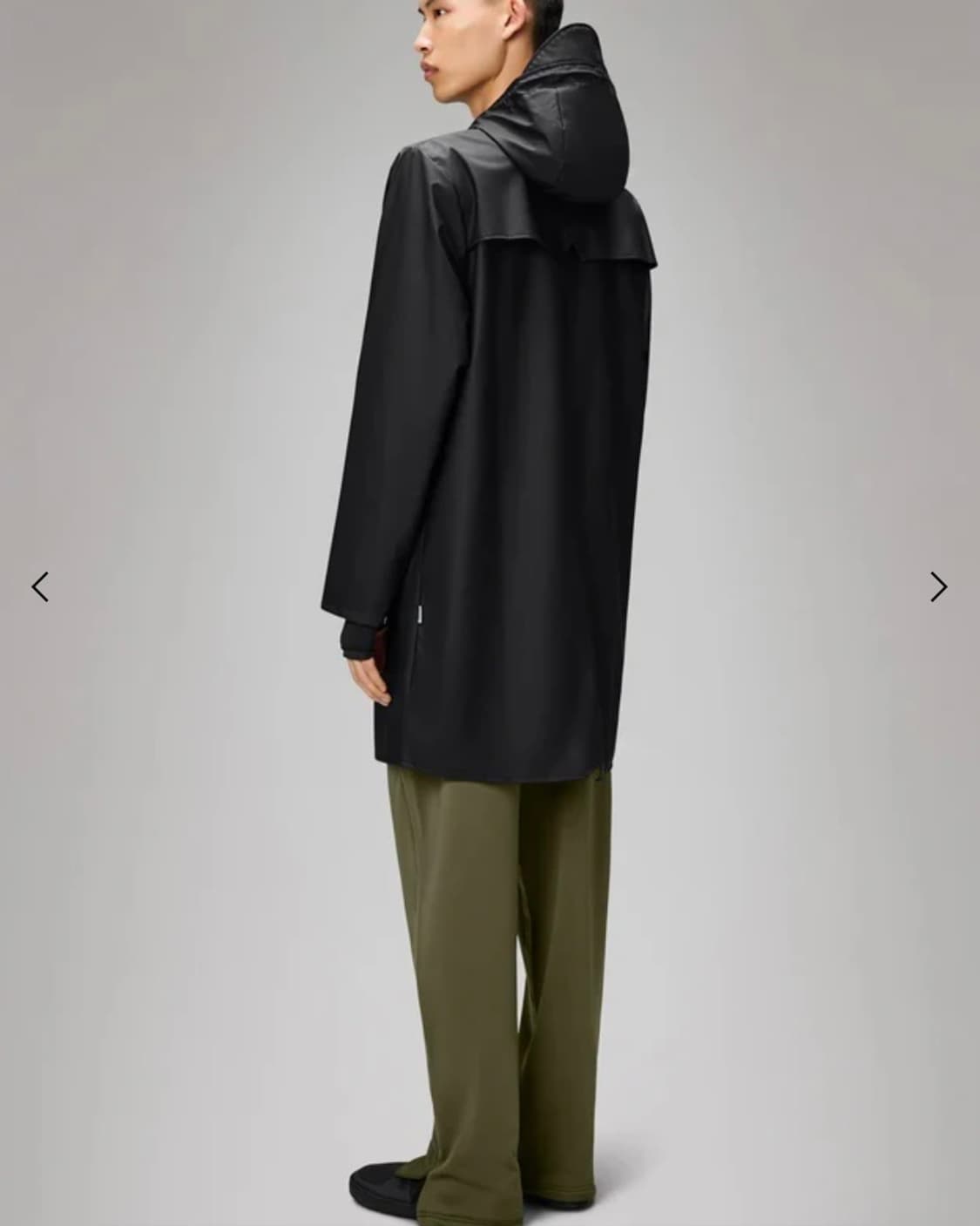 Rains 레인스 블랙 레인코트/머듈 아이엘 룰루레몬 오라리 mer 상품이미지3
