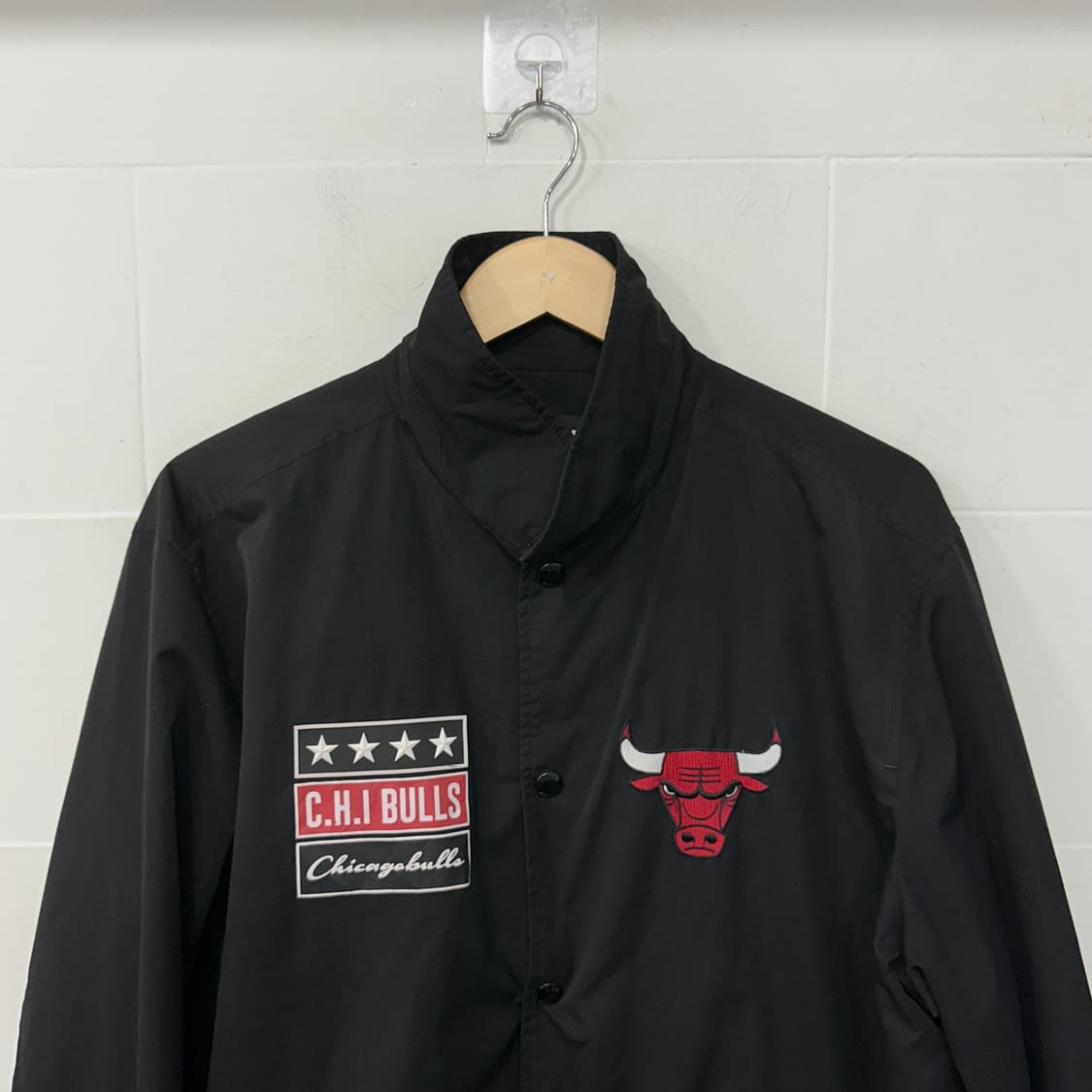NBA 시카고불스 블랙 코치자켓 상품이미지3
