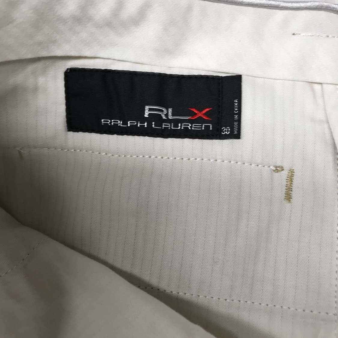 폴로 RLX 베이지 치노 팬츠 30 상품이미지6