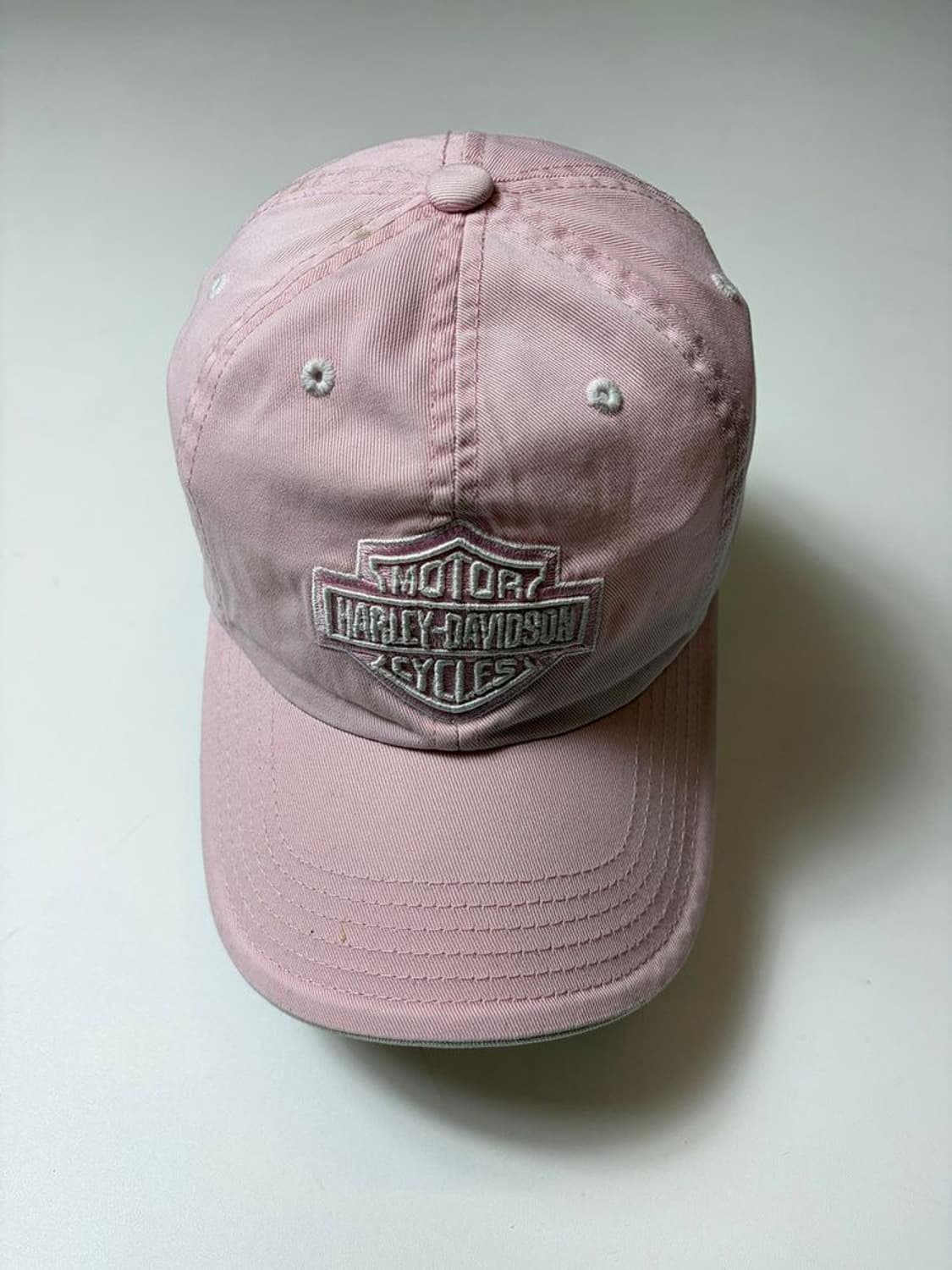 할리데이비슨 00's 자수 로고 핑크 볼 캡 Q1525 상품이미지2
