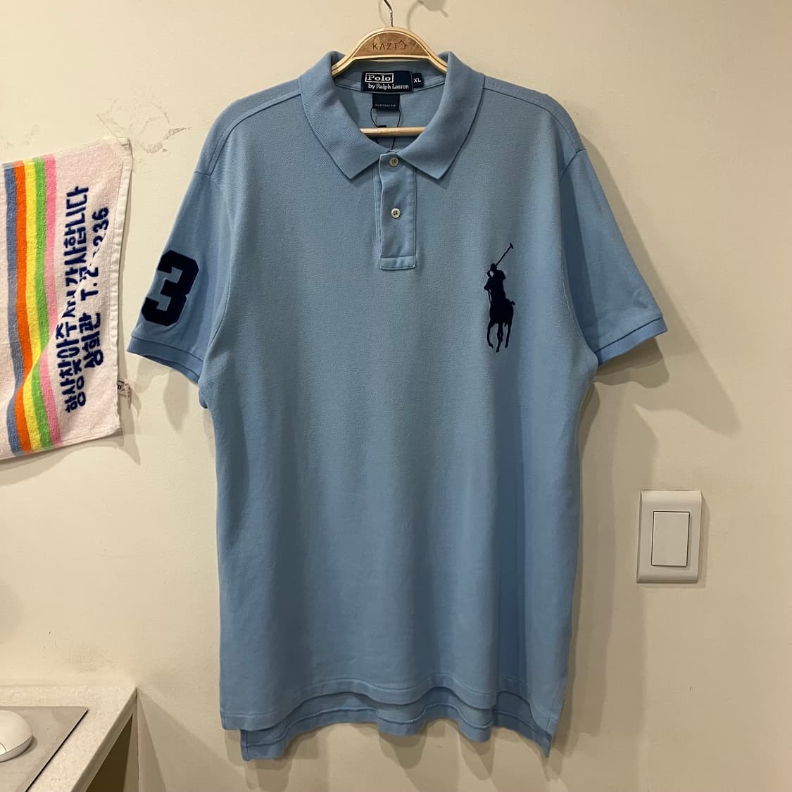188 폴로 빅포니 반팔 카라티 pk 스카이블루 상품이미지2