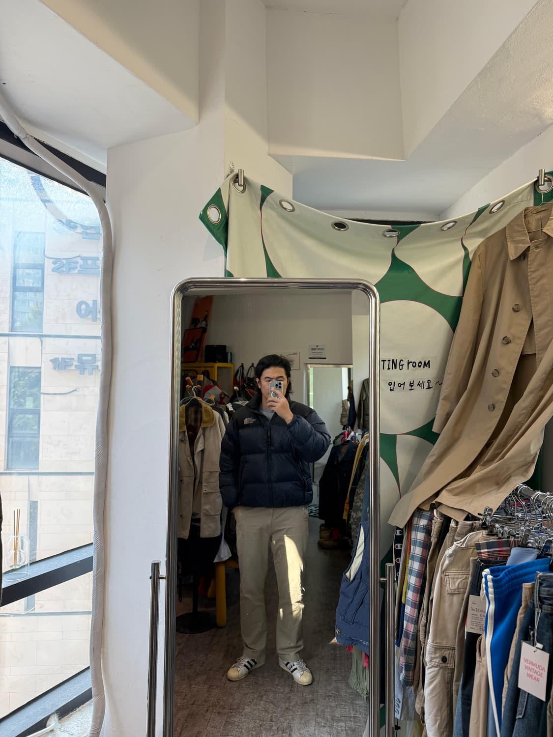 노스페이스 구형 눕시 네이비 골드윈코리아  XL 상품이미지6