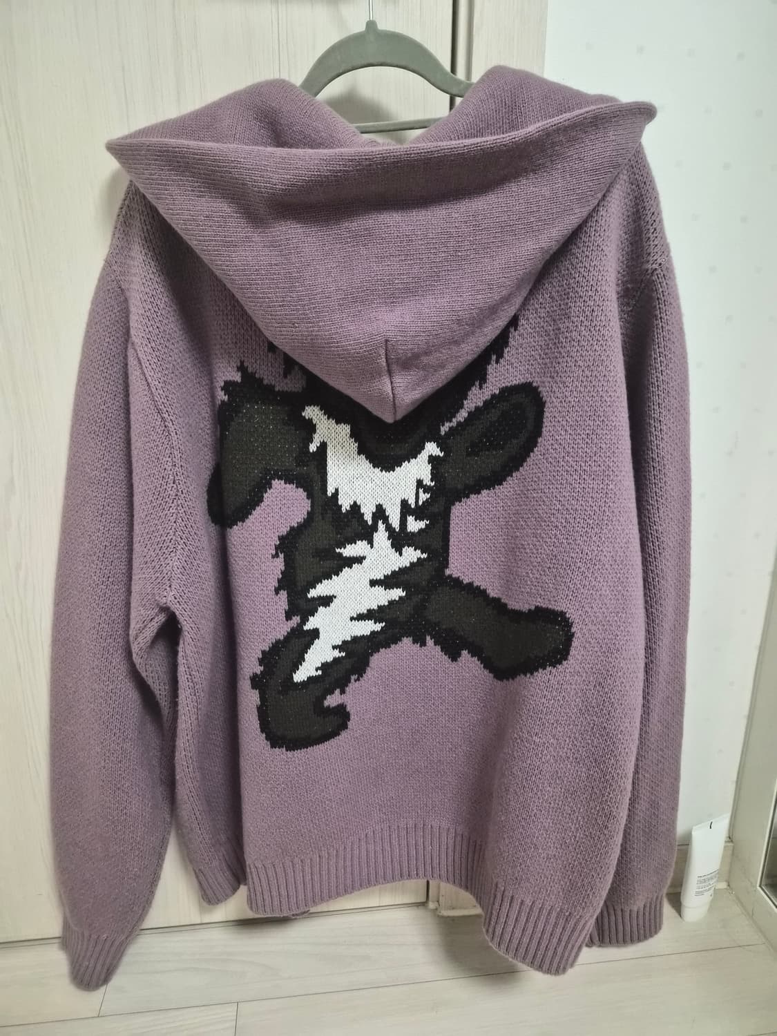 디스이즈네버댓x그레이트풀데드 니트 후드 플럼 M 상품이미지2