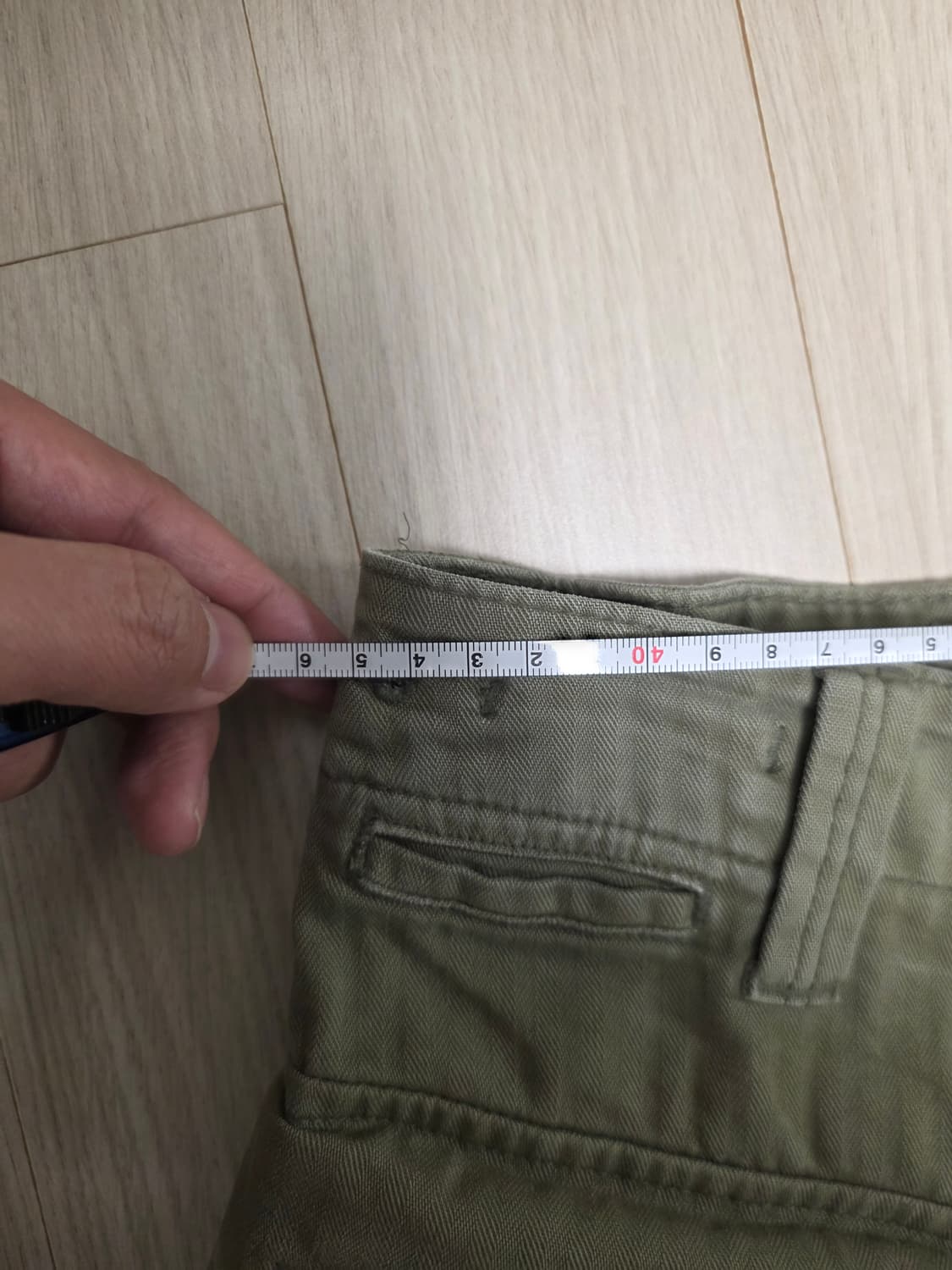 폴로 릴렉스핏 헤링본 트월 카고팬츠 33x32 상품이미지9