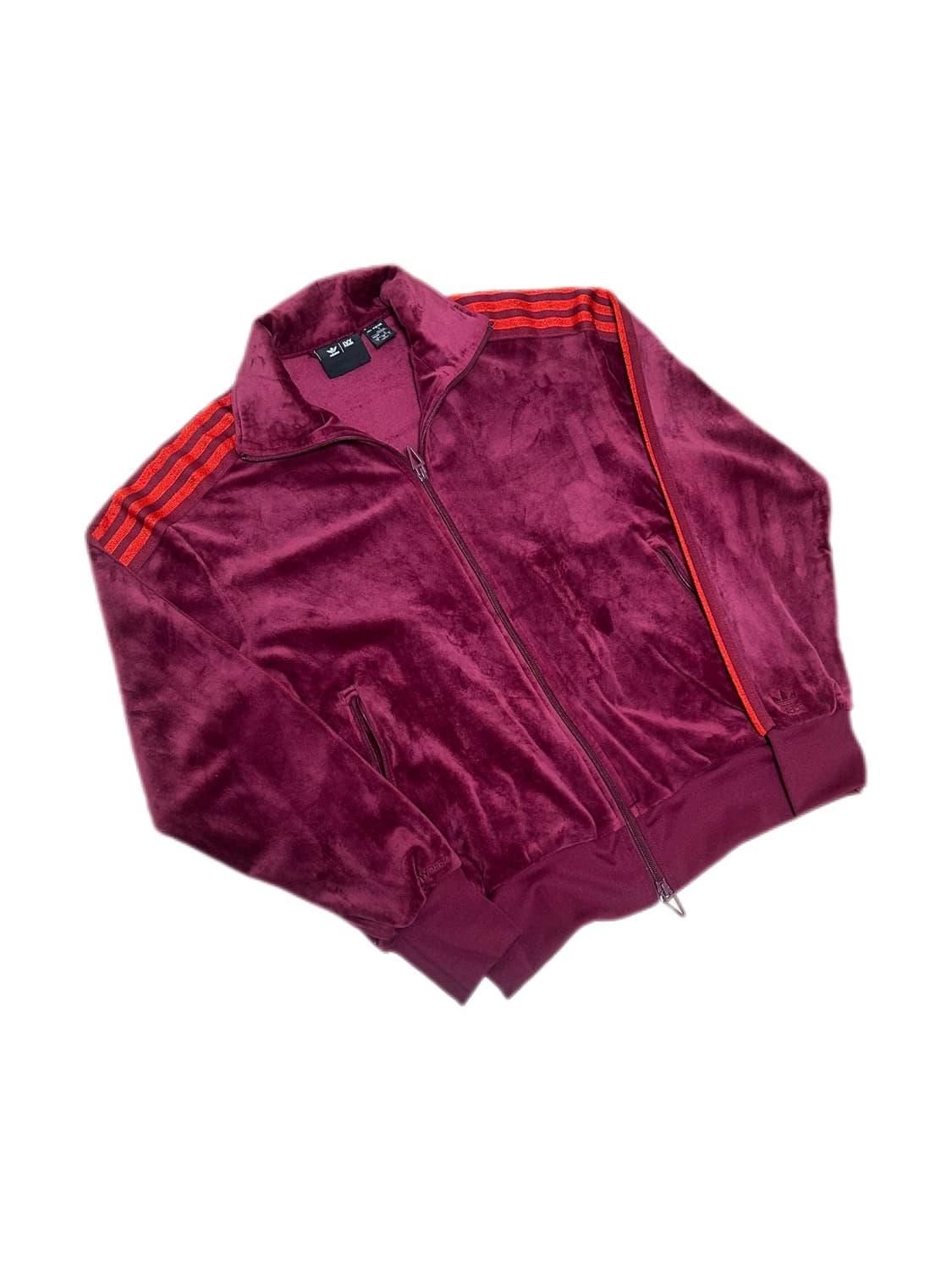 아디다스 아이비 파크 버건디 벨벳 자켓 상품이미지1