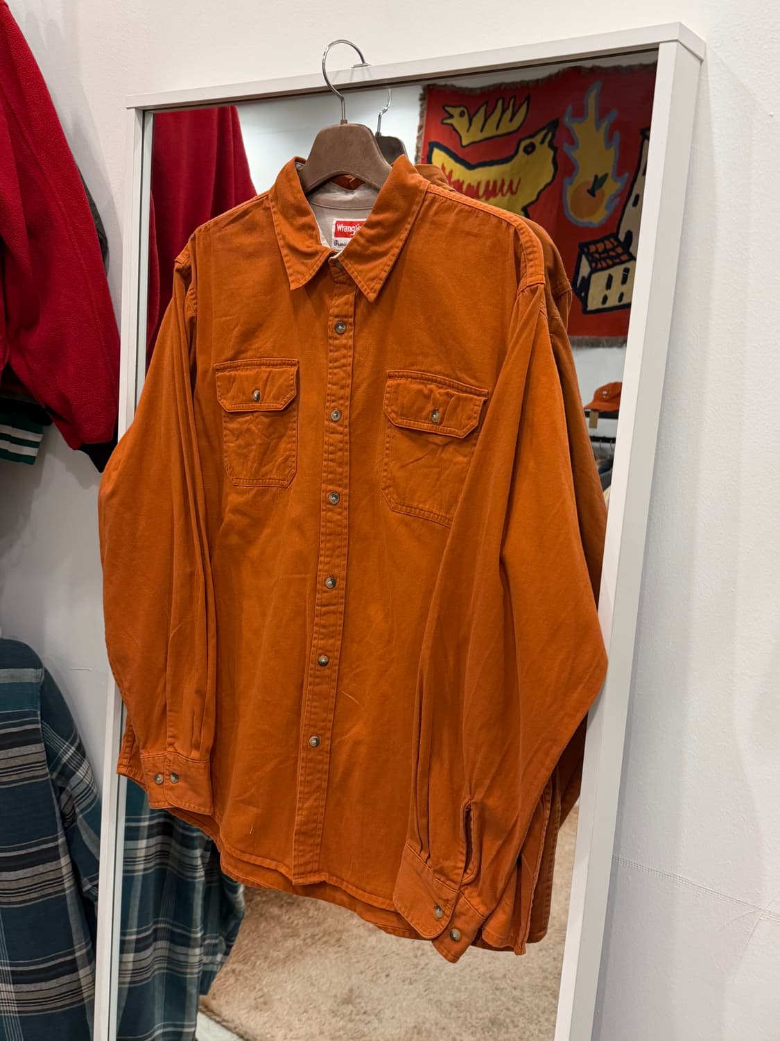 Wrangler 랭글러 투포켓 워크 셔츠 상품이미지1