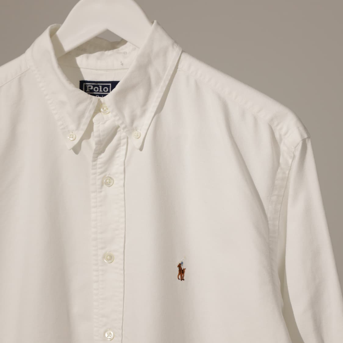 폴로 랄프로렌 포니 자수 화이트 옥스포드 셔츠 상품이미지1