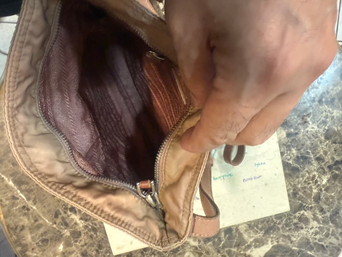 정품 프라다 포코노 패치워크 오브제 메신저백 팝니다 상품이미지7